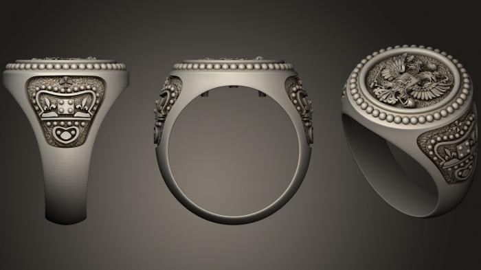 نموذج ثلاثي الأبعاد لآلة CNC خواتم مجوهرات خاتم 89